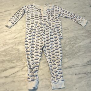 Lila + Hayes Sailboat two piece pajamas